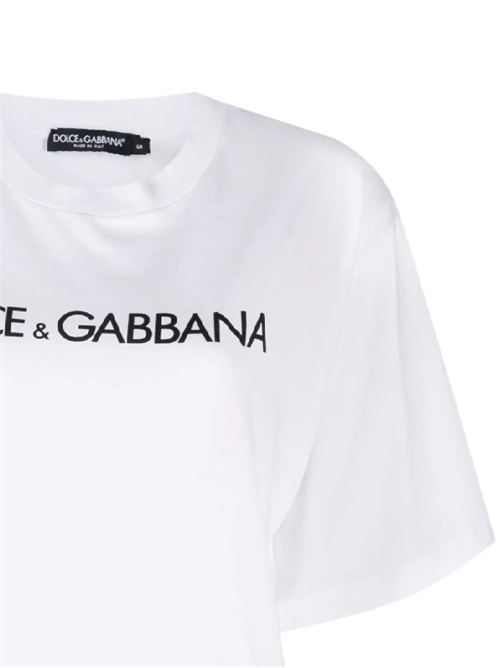 T-shirt with stamp DOLCE&GABBANA | F8U10TG7H4PW0800